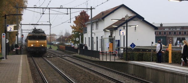 Spoorlijn bij Holten